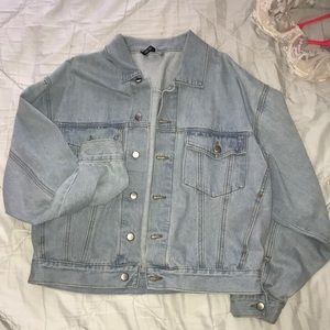 Oversized denim jacket